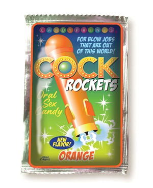 Cock Rockets Oral Sex Candy Pop – Orange by Candy Prints product image
