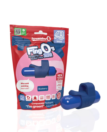 Screaming O 4B FingO Slim – Blueberry by Screaming O product image