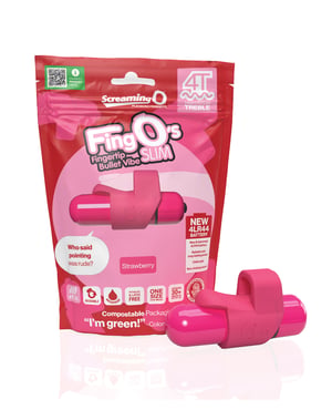 Screaming O 4T FingO Slim – Strawberry by Screaming O product image