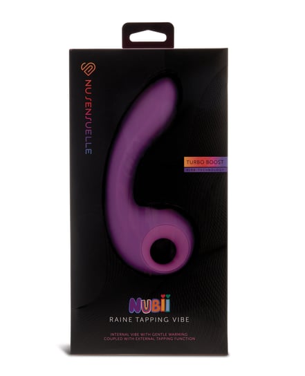 Nu Sensuelle Raine Nubii Tapping Vibe w/Turbo Boost & Warming – Purple by Nu Sensuelle product image