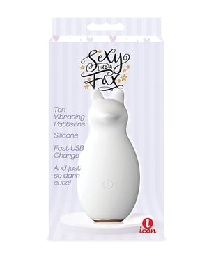 Buzzy Buddy Sexy Like a Fox Vibe – White by Buzzy Buddy product image