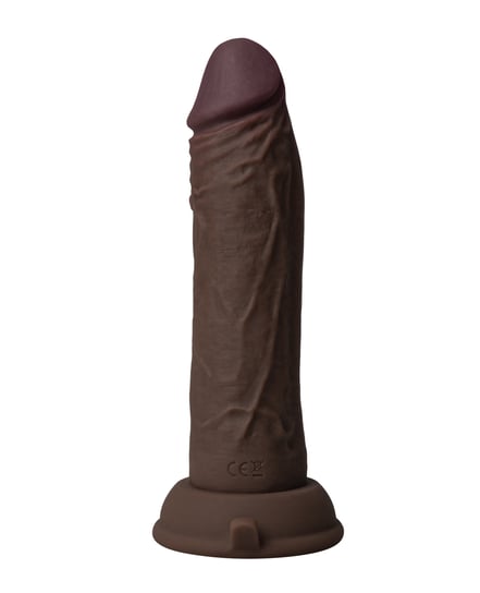 Shaft Flexskin Liquid Silicone 6.5″ Vibrating Dong – Mahogany by Shaft product image