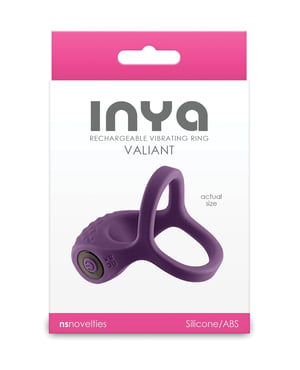 INYA Valiant Cock & Ball Vibe – Berry by Inya product image