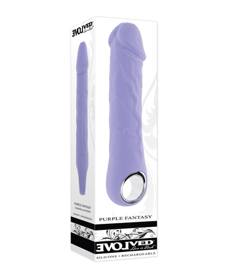 Evolved Purple Fantasy Realistic Vibrator – Purple by Evolved product image