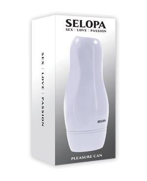 Selopa Pleasure Can Stroker – White by Selopa product image