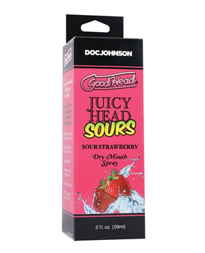 GoodHead Juicy Head Dry Mouth Spray – 2 oz Spray Bottle Sour Strawberry by GoodHead product image