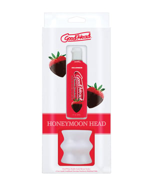 GoodHead Honeymoon Kit Includes Stroker & Slick Head Glide – 1 oz Bottle Chocolate Strawberry by GoodHead product image