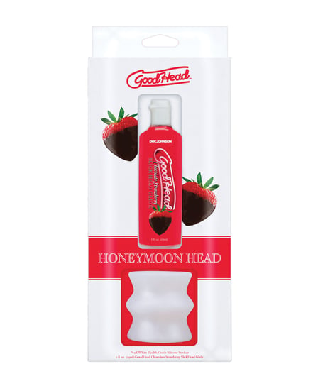 GoodHead Honeymoon Kit Includes Stroker & Slick Head Glide – 1 oz Bottle Chocolate Strawberry by GoodHead product image