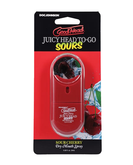 GoodHead Juicy Head Dry Mouth Spray To-Go – .30 oz Sour Cherry by GoodHead product image