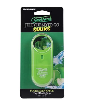 GoodHead Juicy Head Dry Mouth Spray To-Go – .30 oz Sour Green Apple by GoodHead product image