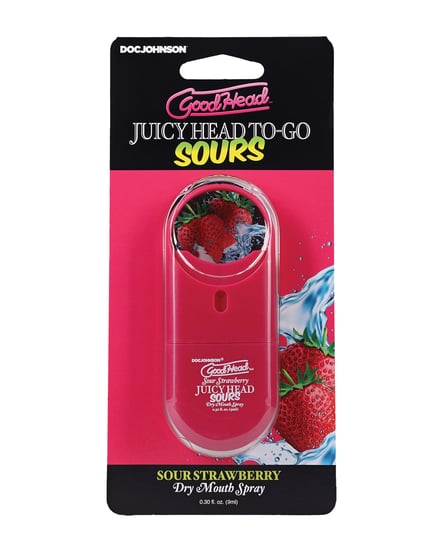 GoodHead Juicy Head Dry Mouth Spray To-Go – .30 oz Sour Strawberry by GoodHead product image