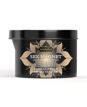 Kama Sutra Sex Magnet Candle w/Pour Spout – 6 oz Vanilla Amber by Kama Sutra product image