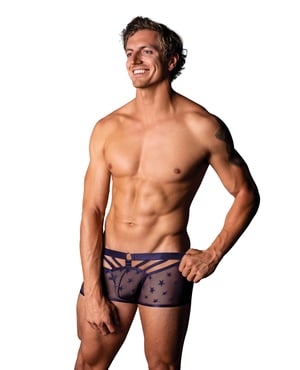Love Star Short w/Ring – Purple XL by Male Power product image
