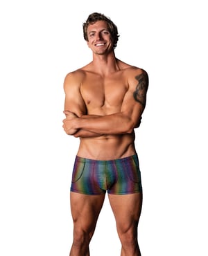 Pack & Play Pocket Short – Rainbow MD by Male Power product image