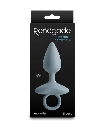 Renegade Orion Vibrating Anal Plug – Gray by Renegade product image
