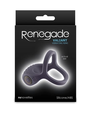 Renegade Valiant Vibrating Cock Ring – Gray by Renegade product image