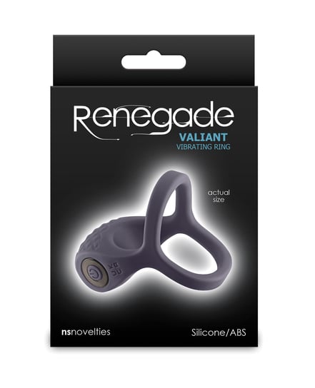 Renegade Valiant Vibrating Cock Ring – Gray by Renegade product image