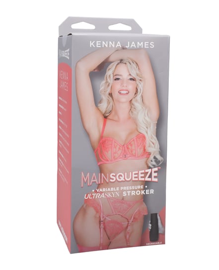 Main Squeeze ULTRASKYN Pussy Stroker – Kenna James, Vanilla by Main Squeeze product image