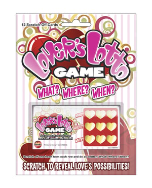 Lovers Lotto Game Scratch & Play Sex Game by Hott Products product image