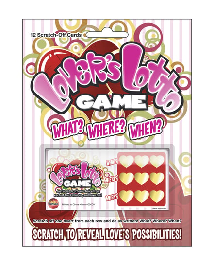 Lovers Lotto Game Scratch & Play Sex Game by Hott Products product image