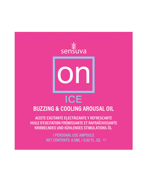 ON Ice Arousal Oil – Single Use Ampoule Packet by On product image
