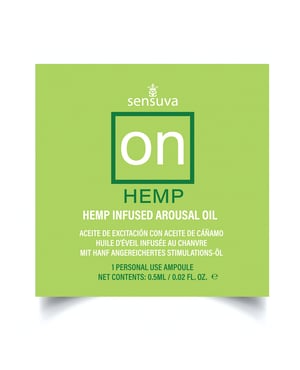 ON Hemp Arousal Oil – Single Use Ampoule Packet by On product image