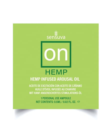 ON Hemp Arousal Oil – Single Use Ampoule Packet by On product image
