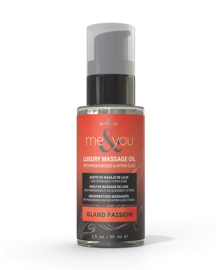 Sensuva Me & You Massage Oil – 2 oz Island Passion by Sensuva product image