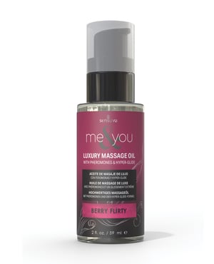 Sensuva Me & You Massage Oil – 2 oz Berry Flirty by Sensuva product image