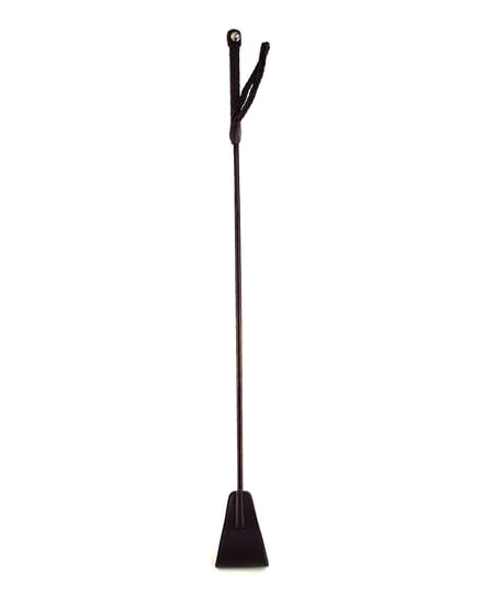 Rouge Fetish Play Vegan Leather Riding Crop – Black by Rouge product image