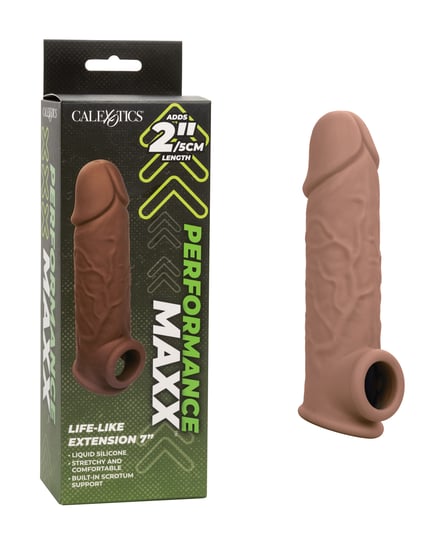 Performance Maxx Life-Like 7″ Penis Extension – Brown by Performance Maxx product image