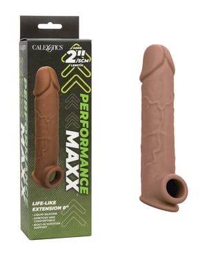 Performance Maxx Life-Like 8″ Penis Extension – Brown by Performance Maxx product image