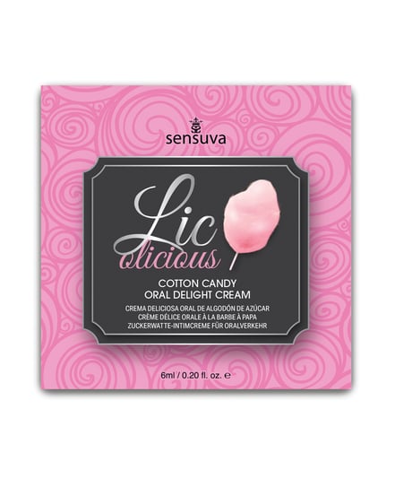 Lic O Licious Oral Delight Cream – 6 ml Packet Cotton Candy by Lic O Licious product image