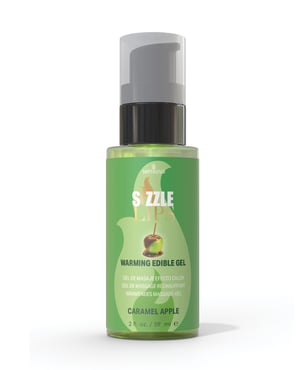 Sizzle Lips Warming Gel – 2 oz Caramel Apple by Sensuva product image