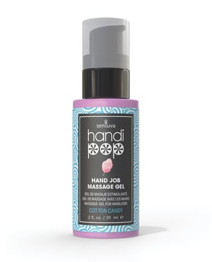 Handipop Hand Job Massage Gel – 2 oz Bottle Cotton Candy by Handipop product image