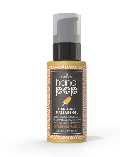 Handipop Hand Job Massage Gel – 2 oz Bottle Orange Creamsicle by Handipop product image