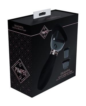 Shots Pumped Delightful Clitoral, Nipple & Breast Pump – Black by Shots product image