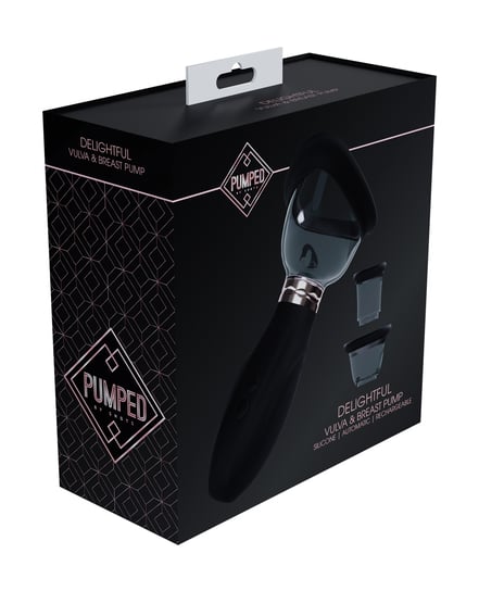 Shots Pumped Delightful Clitoral, Nipple & Breast Pump – Black by Shots product image