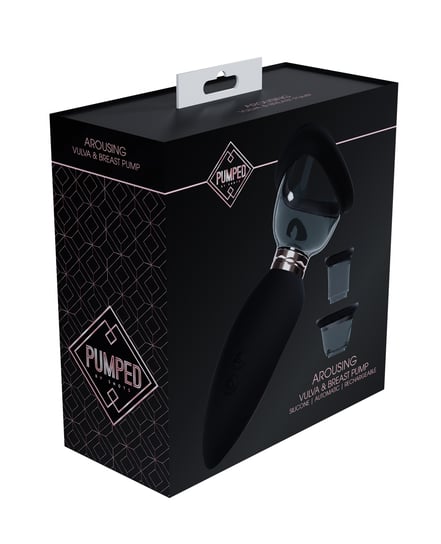 Shots Pumped Arousing Clitoral, Nipple & Breast Pump – Black by Shots product image