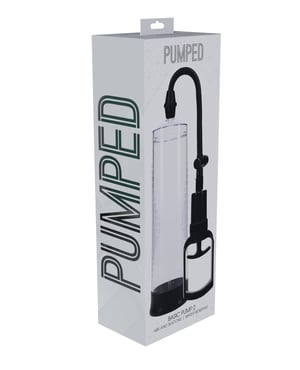 Shots Pumped Basic Pump 2 Water Resistant Penis Pump – Translucent by Shots product image