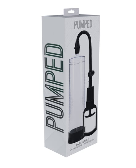 Shots Pumped Basic Pump 2 Water Resistant Penis Pump – Translucent by Shots product image