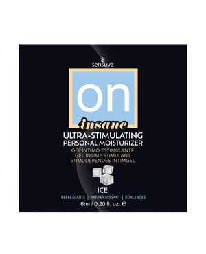 ON Insane Ultra Ice Stimulating Personal Moisturizer – 6 ml Single Use Packet by On product image