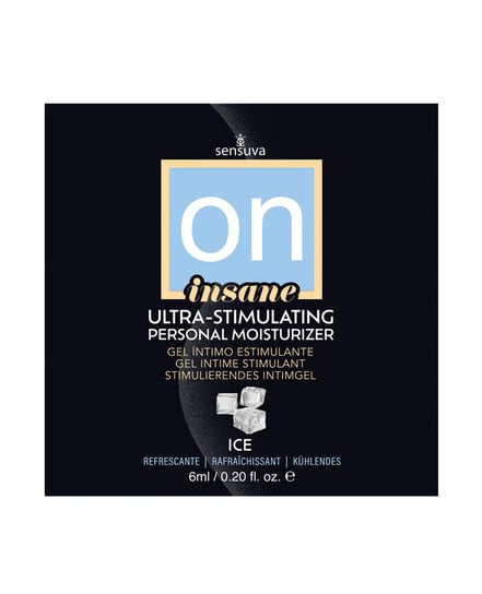 ON Insane Ultra Ice Stimulating Personal Moisturizer – 6 ml Single Use Packet by On product image