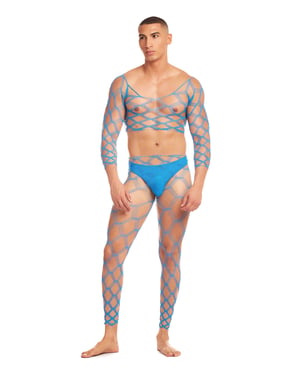 Rainbow Party Future Mode 3 pc Set – Blue L/XL by Rene Rofe and Pink Lipstick product image