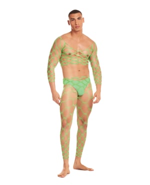 Rainbow Party Future Mode 3 pc Set – Green L/XL by Rene Rofe and Pink Lipstick product image