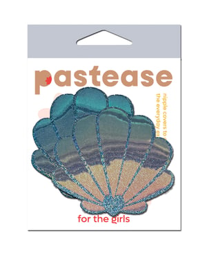 Pastease Opalescent Mermaid Shells – Seafoam Blue O/S by Pastease product image