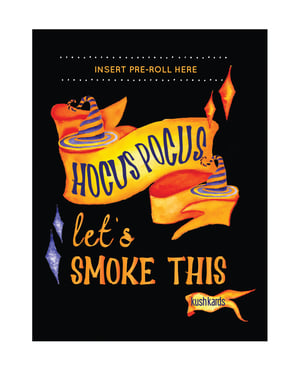Halloween Hocus Pocus Greeting Card w/Matchbook by Kush Kards product image