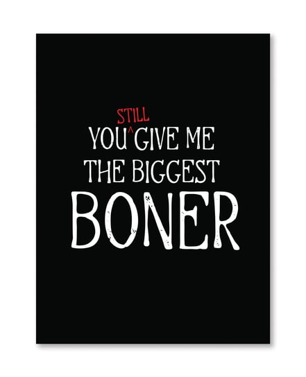 Biggest Boner Greeting Card by Kush Kards product image