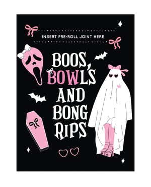 Halloween Boo’s Greeting Card w/Matchbook by Kush Kards product image