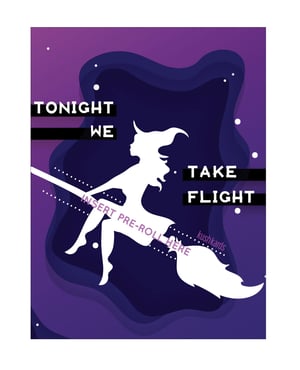 Halloween Take Flight Greeting Card w/Matchbook by Kush Kards product image